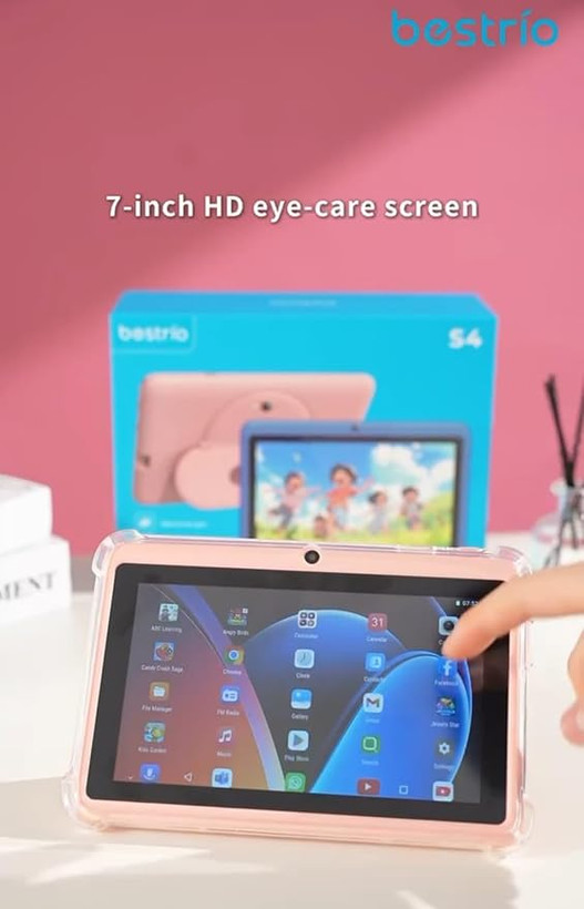 تبلت کودک 7اینج 128 گیگ رام 4+4 مدل Tablet bestrio S4