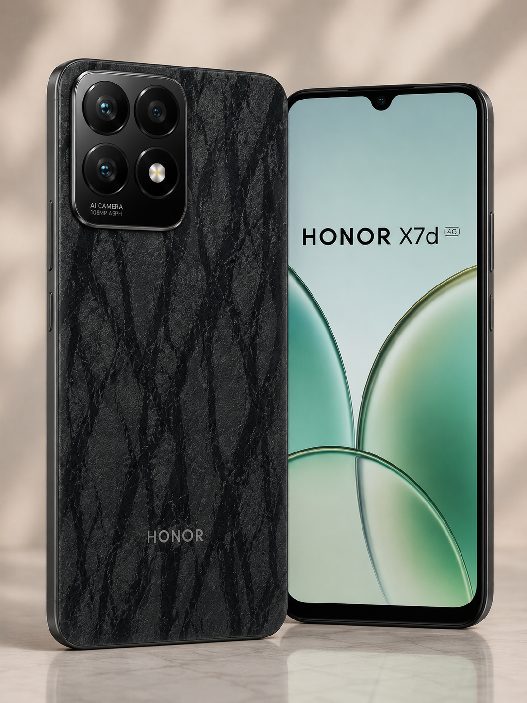محافظ پشت گوشی طرح سنگ مناسب گوشی HONOR X7d 4G
