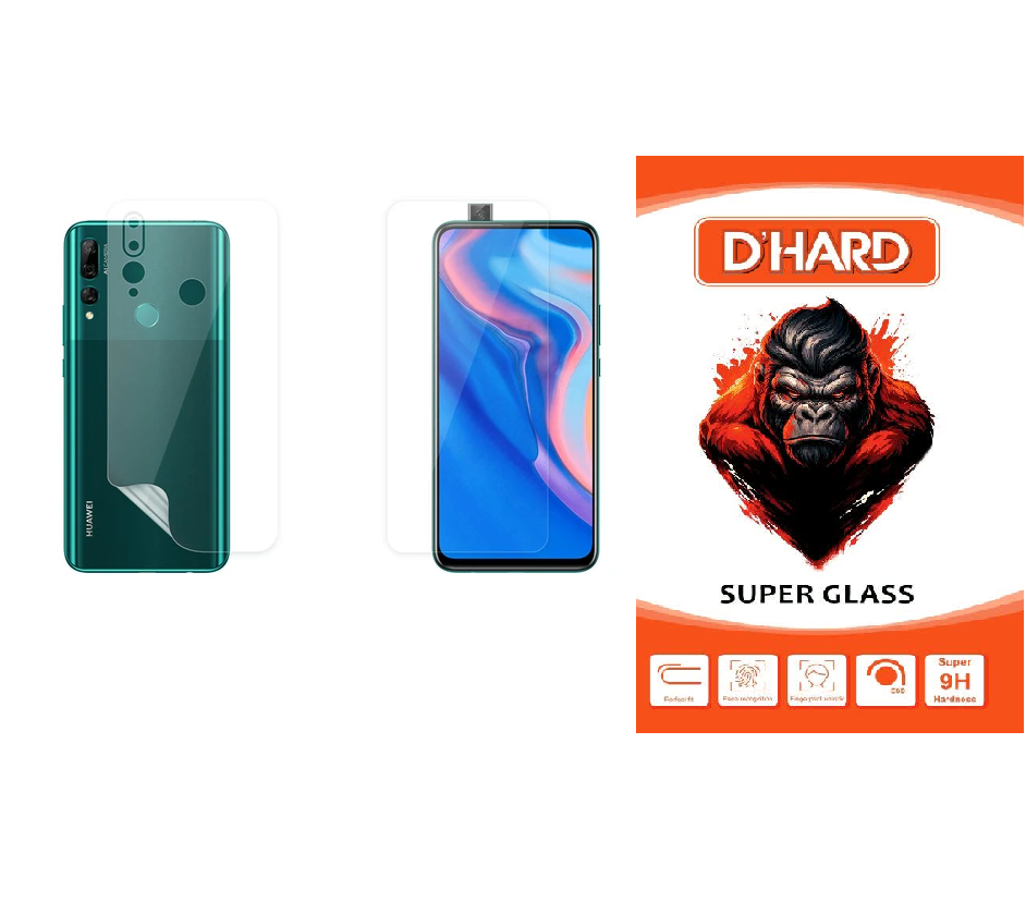 محافظ صفحه نمایش مولتی نانوD`HARD مدل X-SFT مناسب برای گوشی موبایل هوآوی Y9 Prime 2019 به همراه محافظ پشت