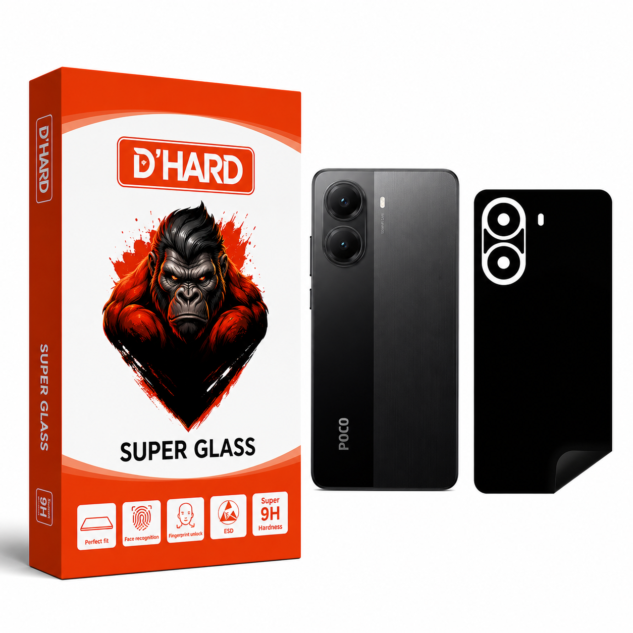 برچسب پوششی مولتی نانو D`HARDمدل X-F1M مناسب برای گوشی موبایل شیائومی Poco X7 Pro