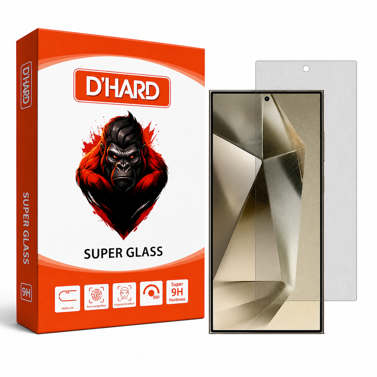 محافظ صفحه نمایش مات D`HARD گلس مدل Tough مناسب برای گوشی موبایل سامسونگ Galaxy S24 Ultra