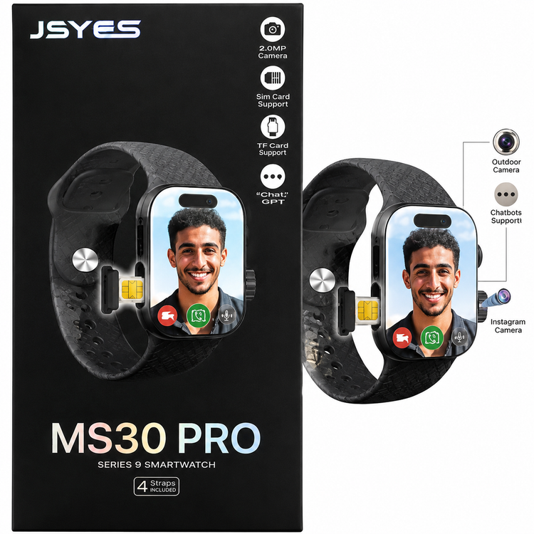 ساعت سیم کارت خور هوشمند JSYES مدل MS30pro دوربین دار و ریجستر شده اورجینال