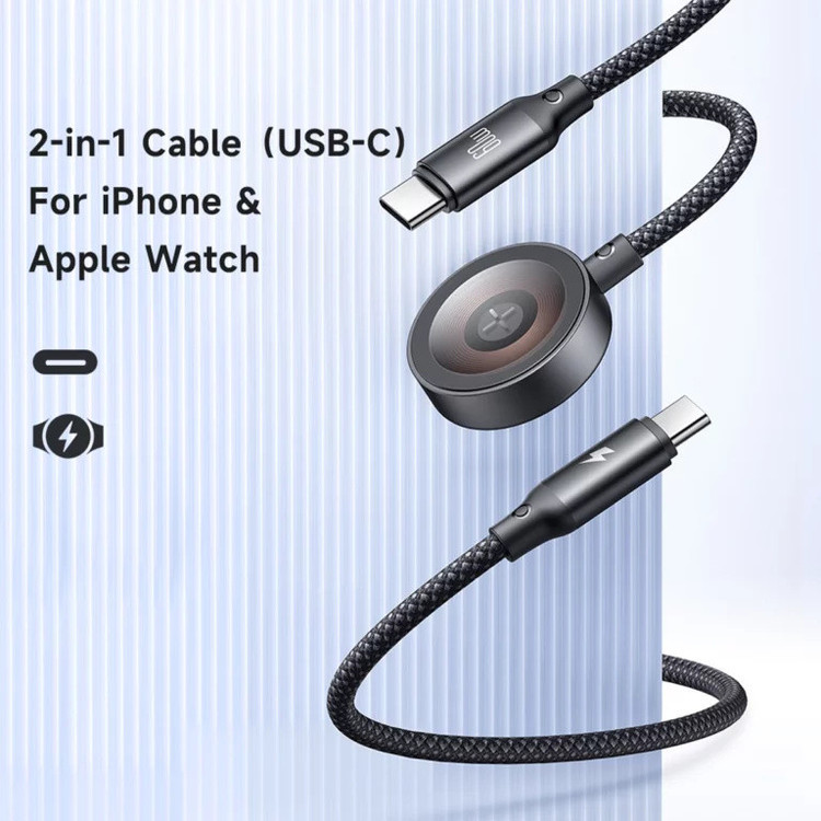کابل شارژ USB-C مک دودو مدل CA-220 مناسب برای ساعت هوشمند اپل Series1-9 Ultra 1/2 SE