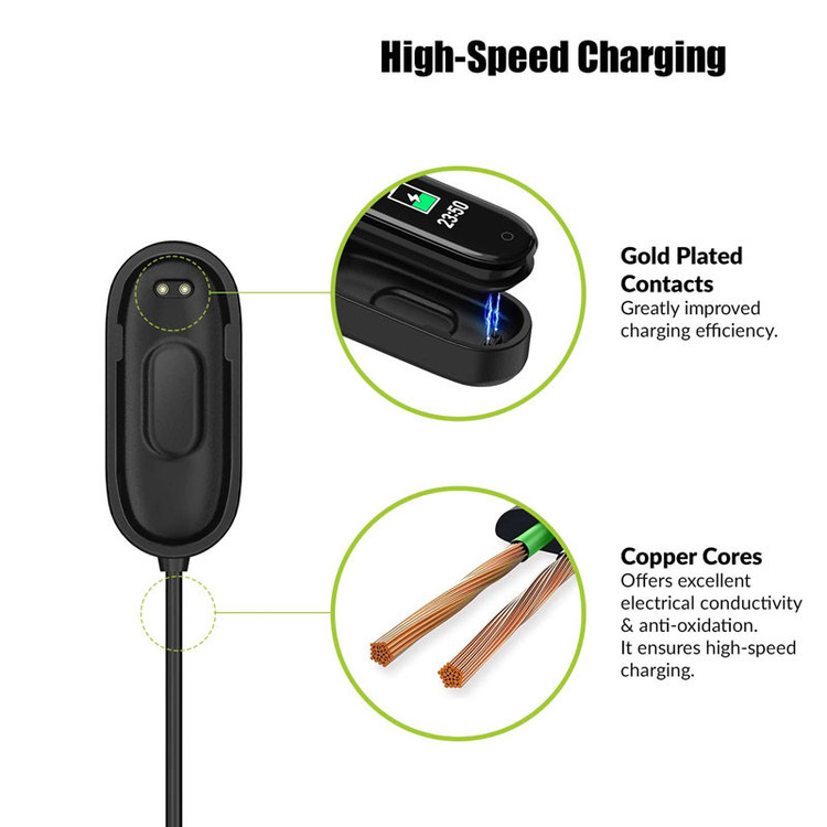 کابل شارژ مسیر مدل M-Chrge مناسب برای ساعت هوشمند شیائومی Mi Band 4