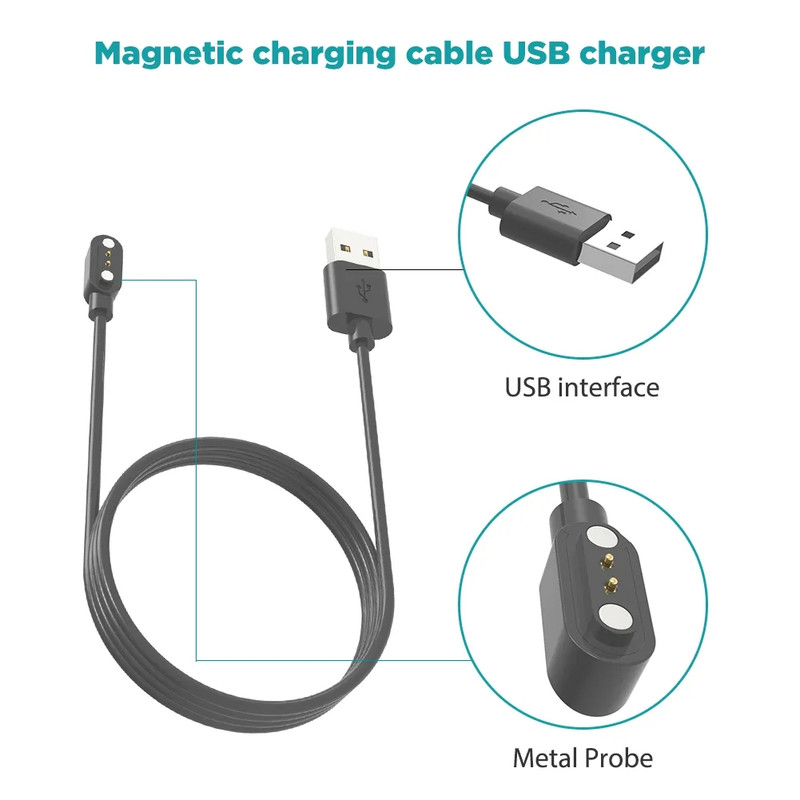 کابل شارژ راینو مدل R-Charge مناسب برای مچ بند هوشمند هایلو RT2 LS10