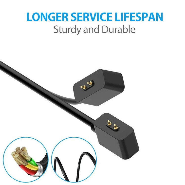 کابل شارژ کروکودیل مدل C-CH مناسب برای ساعت هوشمند شیائومی Mi Band 9