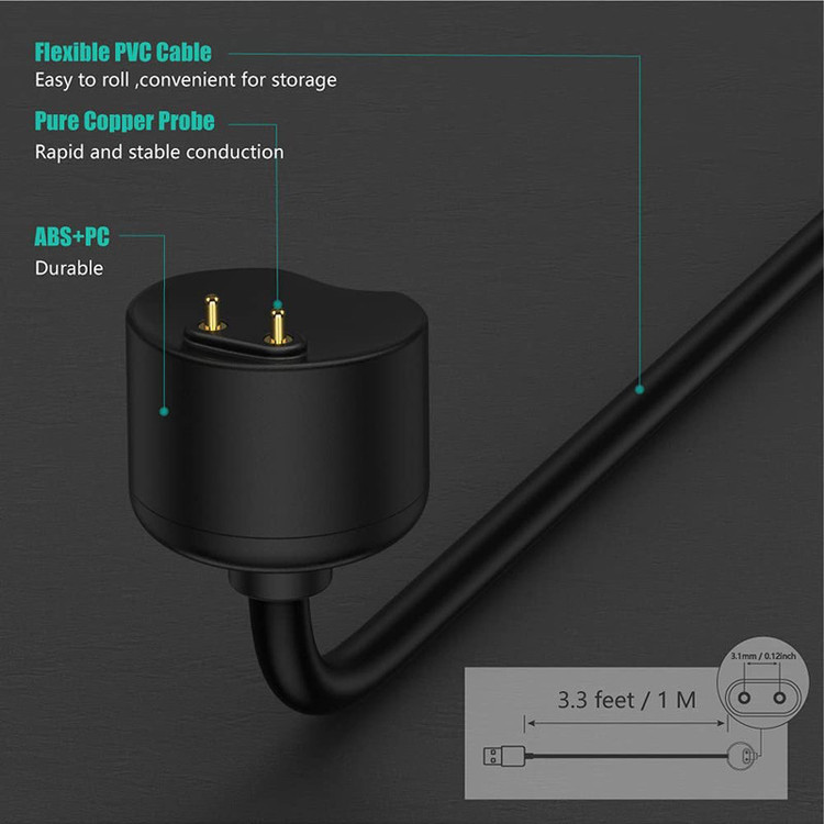 کابل شارژ وایت ولف مدل WF-Charge مناسب برای ساعت هوشمند شیائومی Band 5