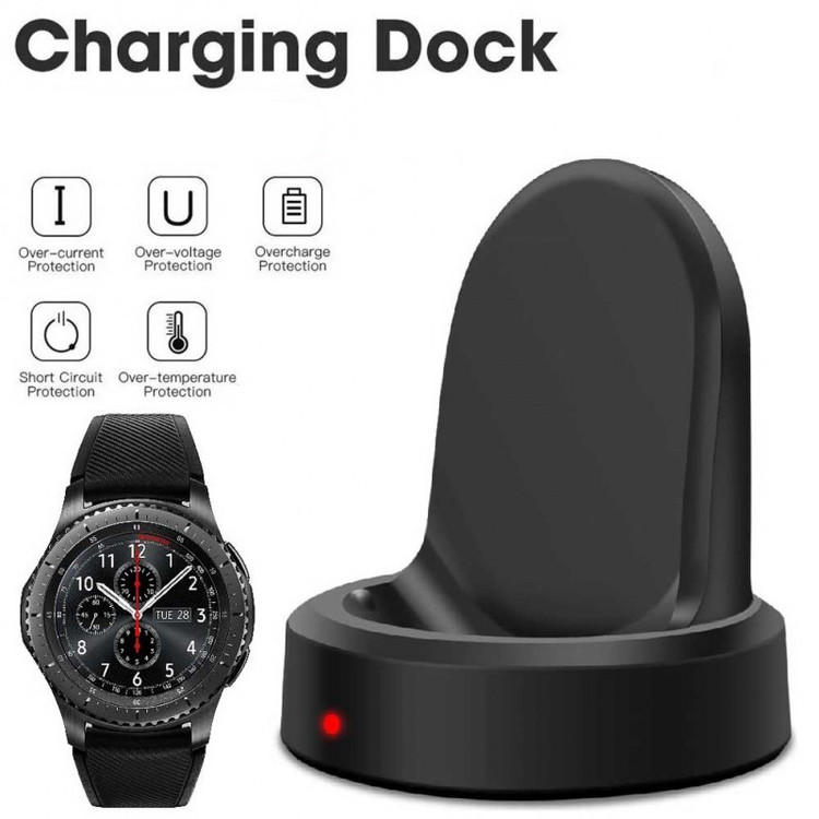 داک شارژر بی سیم مدل Charging Dock مناسب برای ساعت هوشمند سامسونگ Galaxy Gear S3 Frontier 46mm