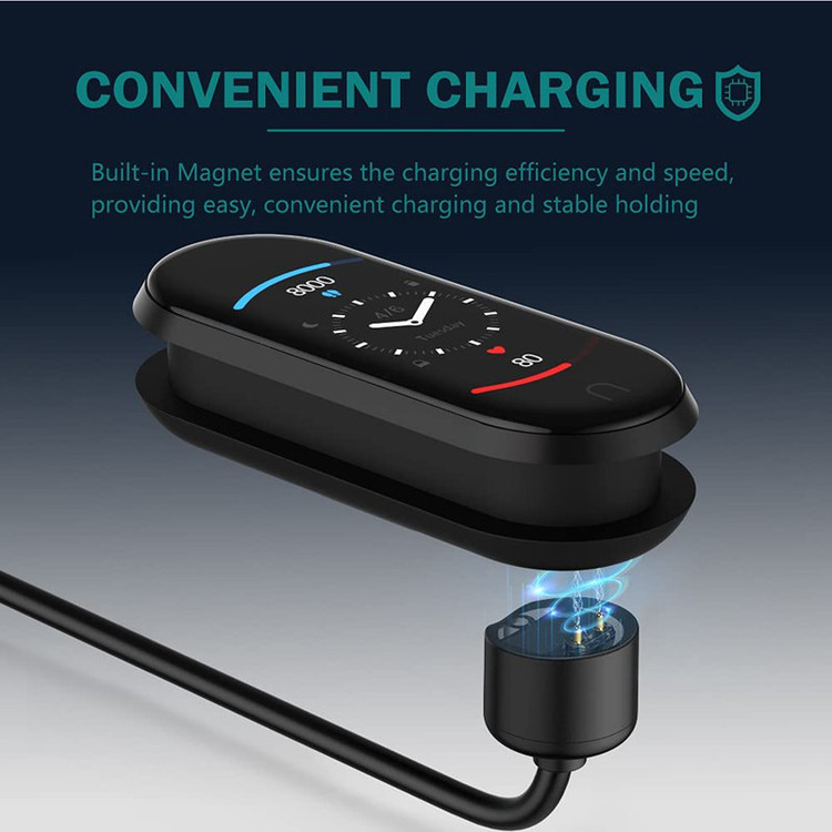 کابل شارژ راینو مدل R-Charge مناسب برای ساعت هوشمند شیائومی Mi Band 6