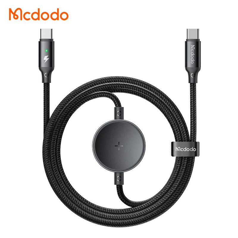 کابل شارژ USB-C مک دودو مدل CA-417 مناسب برای ساعت هوشمند سامسونگ Galaxy Watch 4-6 Fit2/3 5Pro 4/6Classic