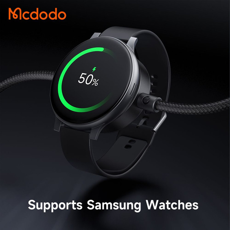 کابل شارژ USB-C مک دودو مدل CA-417 مناسب برای ساعت هوشمند سامسونگ Galaxy Watch 4-6 Fit2/3 5Pro 4/6Classic
