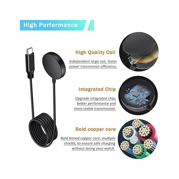 کابل شارژ دریم مدل Galaxia-Active2-C-Type مناسب برای ساعت هوشمند سامسونگ Galaxy Watch Active 2