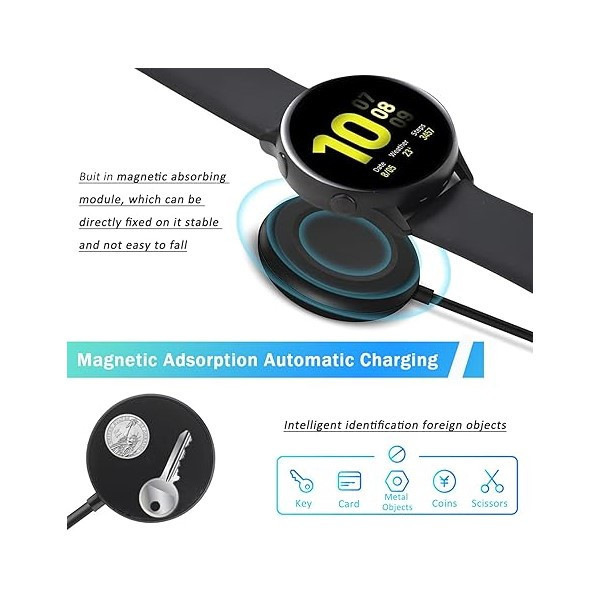 کابل شارژ دریم مدل Galaxia-Active2-C-Type مناسب برای ساعت هوشمند سامسونگ Galaxy Watch Active 2 44mm