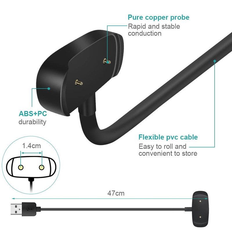 کابل شارژ راینو مدل Charger مناسب برای ساعت هوشمند امیزفیت GTR Mini