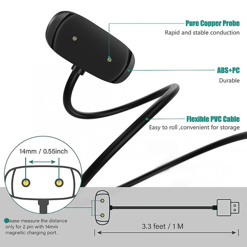کابل شارژ مدل AF-GS2E مناسب برای ساعت هوشمند آمازفیت Amazfit GTS2 E