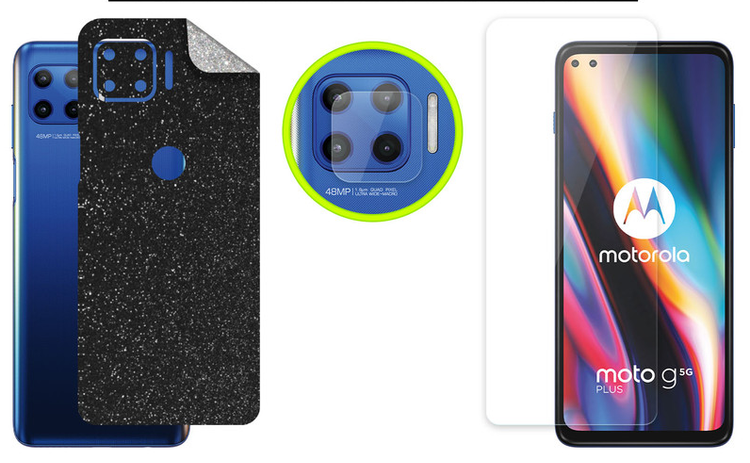 محافظ صفحه نمایش مولتی نانو مدل X-SLFG مناسب برای گوشی موبایل موتورولا Moto G 5G Plus به همراه برچسب پوششی پشت